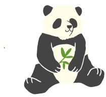 パンダのイラスト